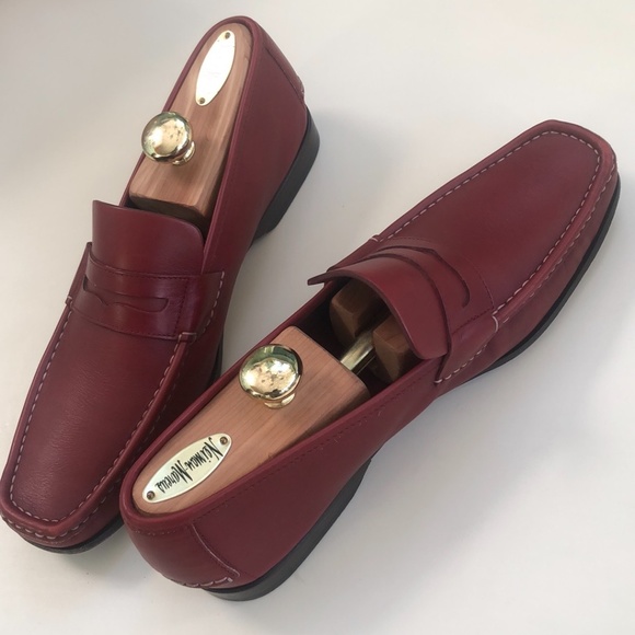 Salvatore Ferragamo Men\'s Red Shoes Size 8.5 main image 9
